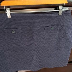 Mossimo Navy Waffle Skirt. 12. New with tags.
